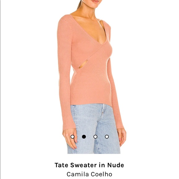 Camila Coelho Tate Sweater Nude - Picture 2 of 5